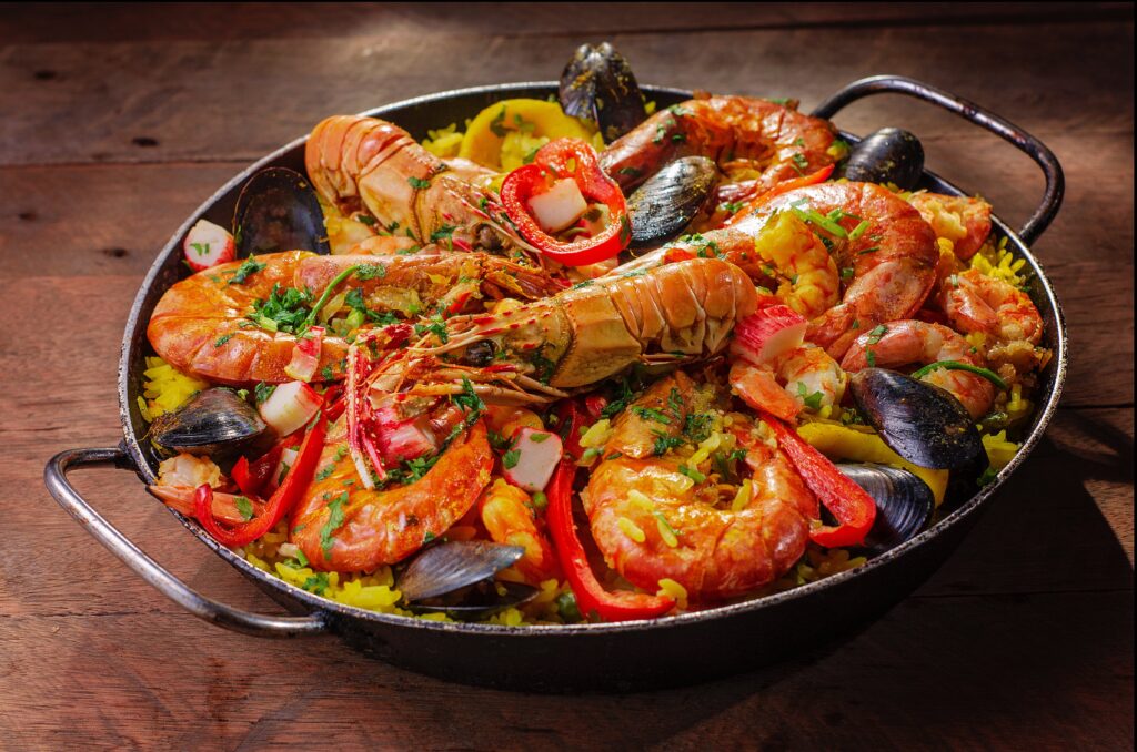 Paella de Frutos do Marr